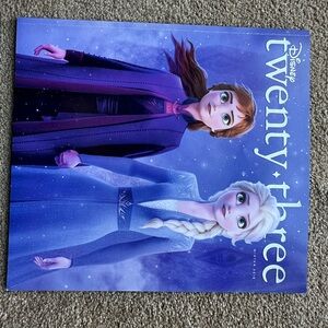 D23 magazine with Frozen cover
